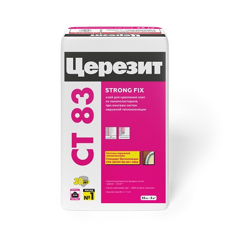Ceresit  CT 83 Клей для плит из пенополистерола 25 кг/48под
